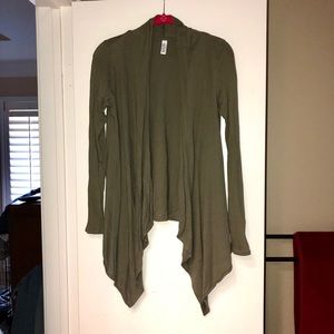 Victoria’s Secret Olive Green Swing Cardigan Small
